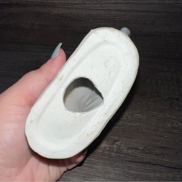 Vintage Hand Painted Metallic Porcelain Unicorn Figurine - Picture 7 of 9